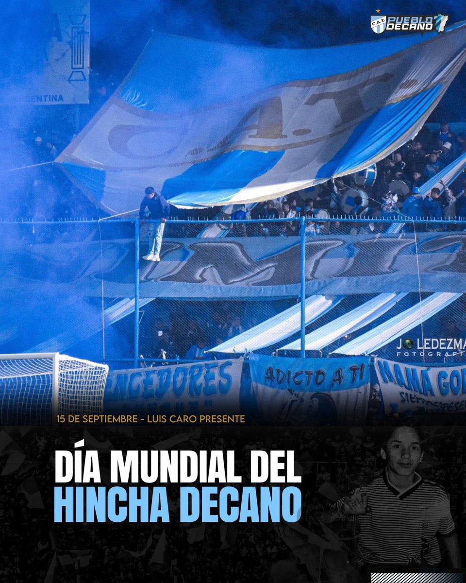 PuebloDecano's tweet photo. 🩵 ¡𝗙𝗘𝗟𝗜𝗭 𝗗𝗜́𝗔, 𝗣𝗨𝗘𝗕𝗟𝗢 𝗗𝗘𝗖𝗔𝗡𝗢! 🤍
𝗗𝗜𝗔 𝗠𝗨𝗡𝗗𝗜𝗔𝗟 𝗗𝗘𝗟 𝗛𝗜𝗡𝗖𝗛𝗔 𝗗𝗘 𝗔𝗧𝗟𝗘𝗧𝗜𝗖𝗢.

#AtleticoTucuman ⬇️ https://t.co/ez7IlIIren