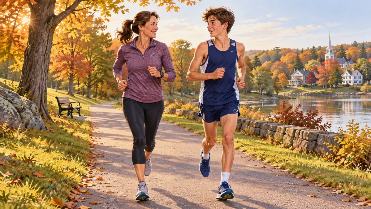Youthrunner's tweet photo. Chasing Boston while your child chases XC goals? 🏃 Training can bring your family closer. Read why the road to Boston can be rewarding for parents and young runners alike. 
#YouthRunner #BostonMarathon #roadtoBoston https://t.co/4eb2Ucrgdn https://t.co/kklSIl2Lei