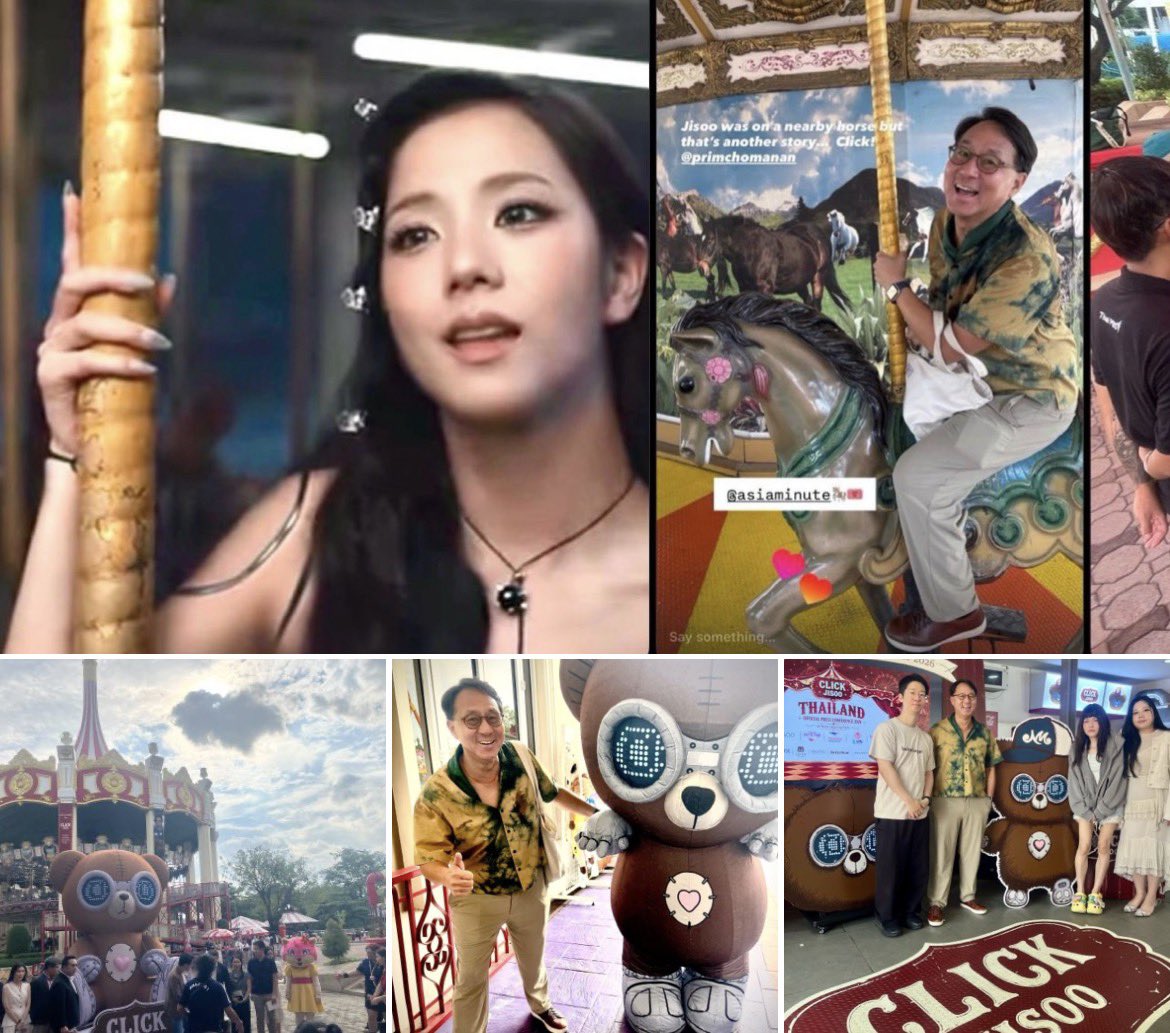 CurtisSChin's tweet photo. All eyes at #NYFW on #JIS0OxTommyHilfigerNYFW, but here’s more #Jisoo collaboration to take to ❤️! #JisooxThailand 🤝 #Thailand 🇹🇭 to the world — #JisooxButterBear #JisooxClickBear #ClickatSiamAmazingPark #ButterBear #ClickBear & more. It just #click(ed)! https://t.co/LahtAgmxK5 https://t.co/L1I95e9naH