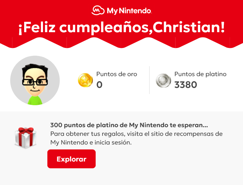 GaussTek's tweet photo. Siempre se puede confiar en los puntos platino de Nintendo cada año 👍 https://t.co/KfbDy0jzpB