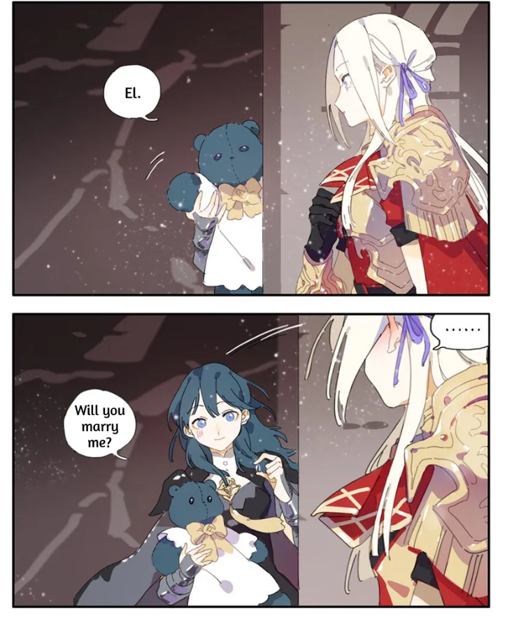 DailyYuriFix's tweet photo. I'M GONNA CRY 😭 they are too precious 

[ Edelgard x Byleth Collection by Shi Yi Er ] https://t.co/xHGghk07Eo