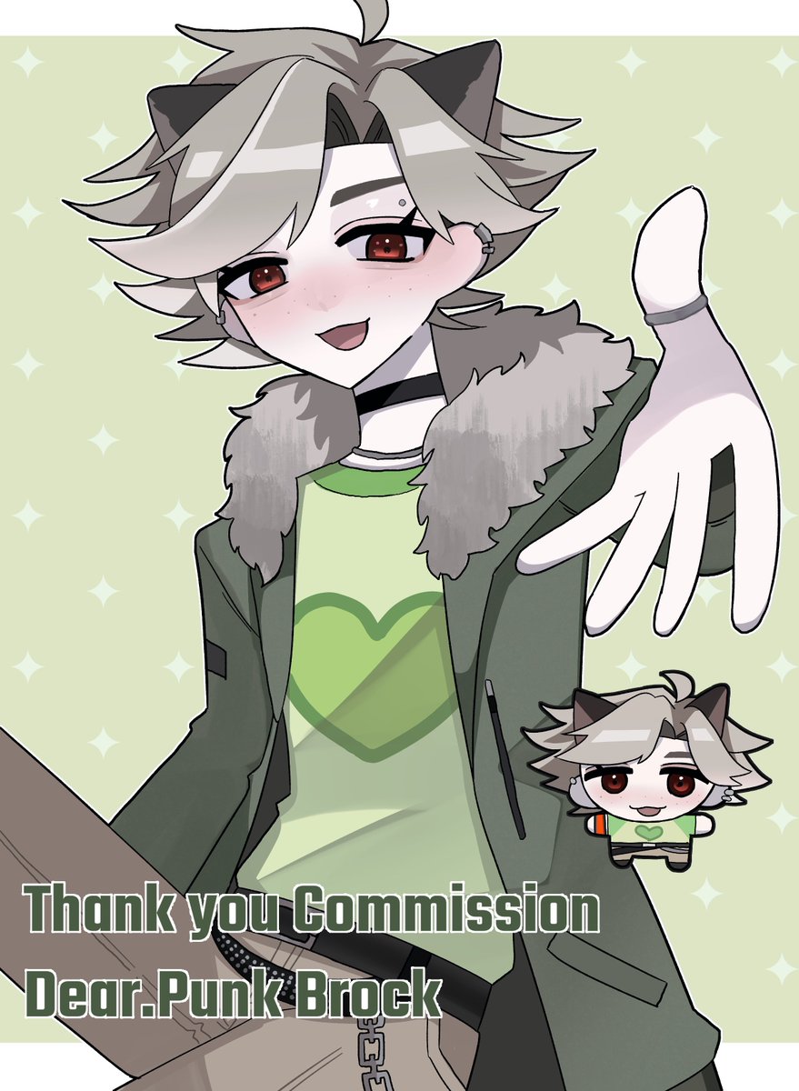 NYAPOTA2's tweet photo. #commission  #skeb
skebありがとうございました🎸🌟 https://t.co/vIW3GCh74h