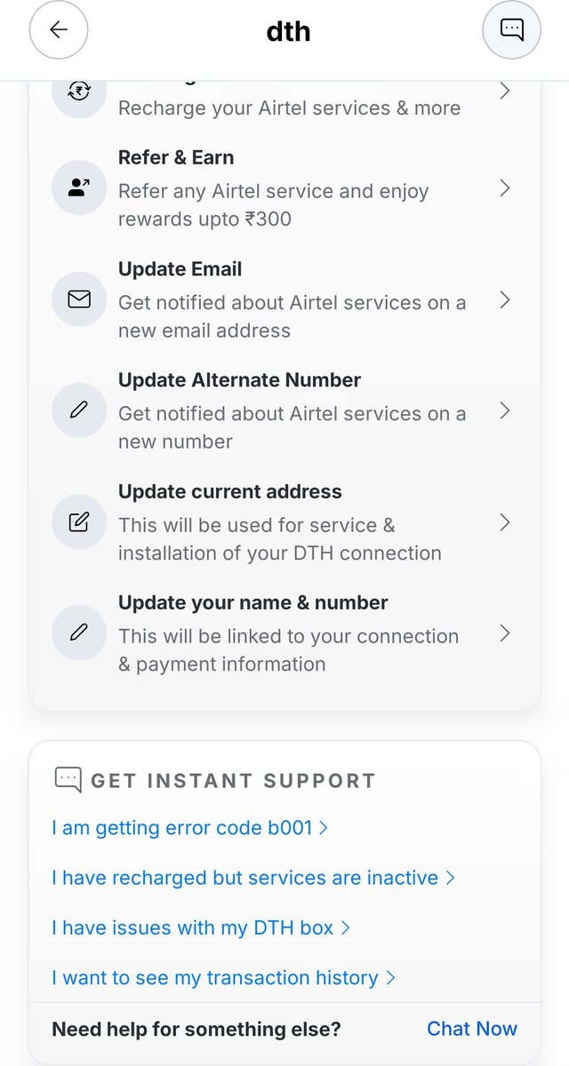ROBINH00D1's tweet photo. @airtelindia @Airtel_Presence NO OPTION IN APP TO REPORT DTH REMOTE REPLACE OR REMOTE NOT WORKING. WHO IS THE APP DEVELOPER 🤔🤔😱😱😱. ? #AIRTELDTH #UP #PRAYAGRAJ https://t.co/176K717Ecz