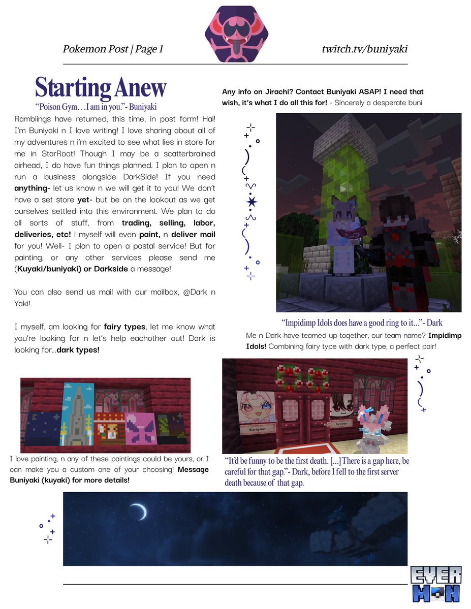 BunyakiEN's tweet photo. first page i did for #EverMon ! :3 https://t.co/Xmffb5vXE7