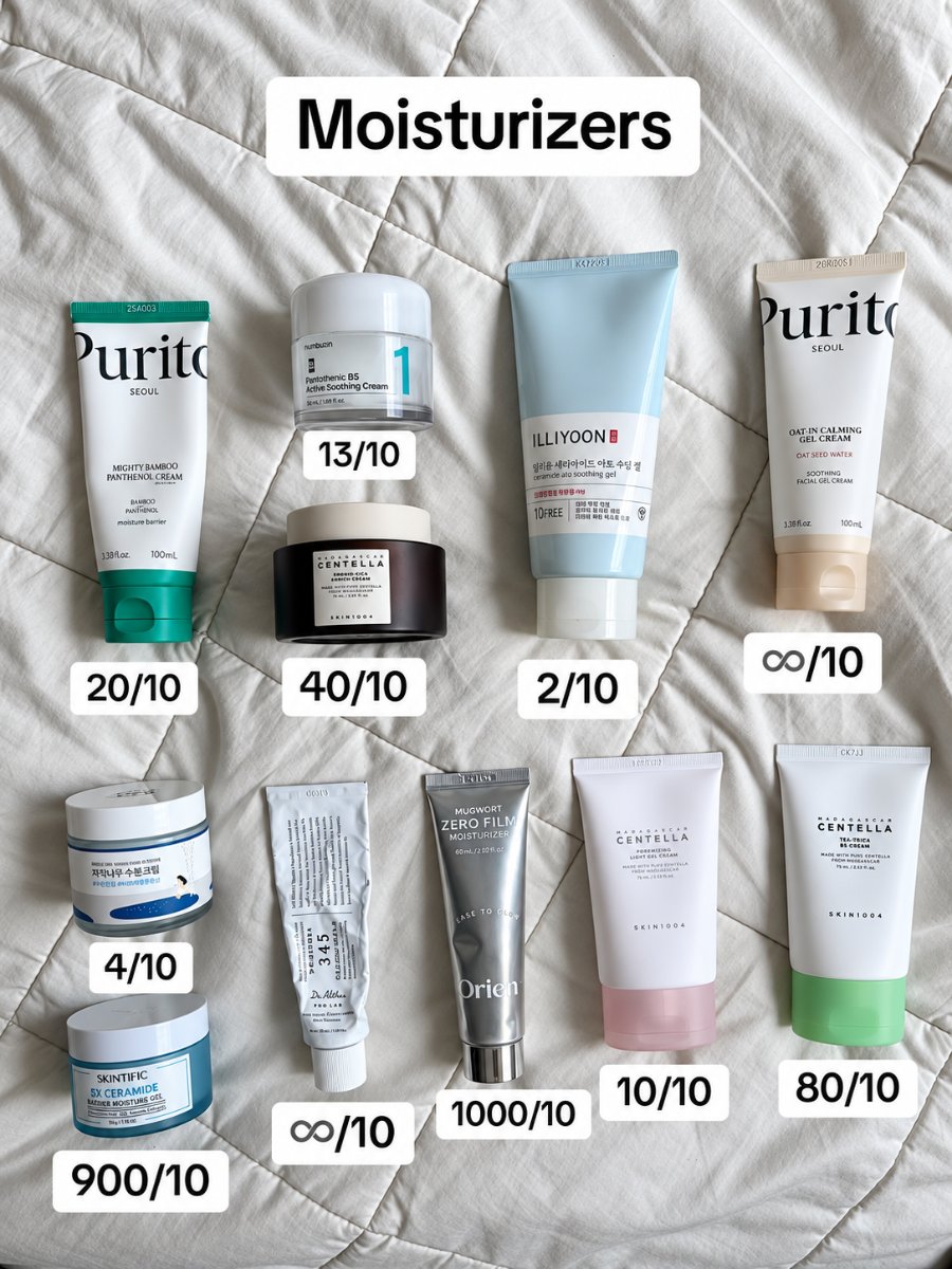 saho794's tweet photo. The fungal acne girlies get it 😭
Finding products that do not make my skin freak out and still feel nice to use was a full time job.
I rated every cleanser, moisturizer, sunscreen, and serum in my routine. The scores are unapologetically honest👇️ https://t.co/mXXnilxeoz