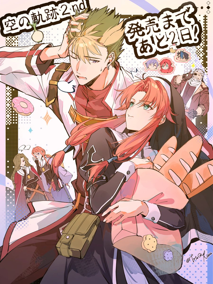 EleGyNANA's tweet photo. 空の軌跡2ndの発売まであと2日！ 
カウントダウン（2/4） https://t.co/FbwJ3WnTDX
