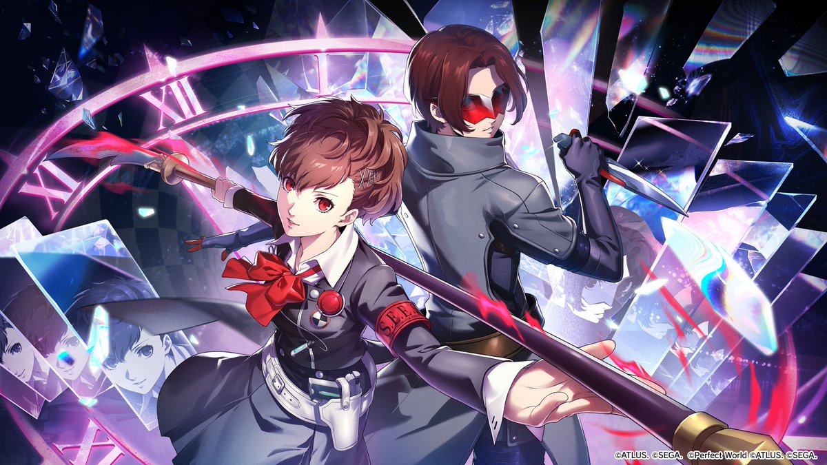 P5XOfficialWest's tweet photo. ◤P3P x P5X Special Event Main Illustration Reveal◢

The P3P x P5X Special Event begins with the Ver. 4.10 update, scheduled for Sep 24!
The female protagonist of P3P, Kotone Shiomi, joins P5X! 🌙

Check out this newly illustrated main visual featuring Kotone Shiomi and Wonder! ✨

#P5XEN #P3P #KotoneShiomi #P3PxP5X