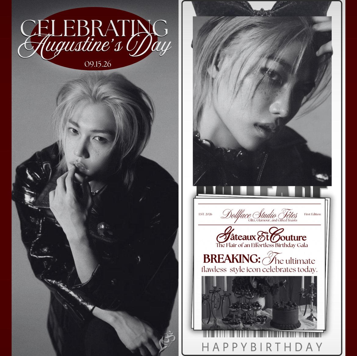 D0LLFACESTUDIO's tweet photo. ⠀⠀⠀⠀⠀
𝒞𝒆𝒍𝒆𝒃𝒓𝒂𝒕𝒊𝒏𝒈 𝐀𝐔𝐆𝐔𝐒𝐓𝐈𝐍𝐄'𝐒 𝐃𝐀𝐘! დ

Today, we celebrate another year of our CEO’s brilliance and grace. Here’s to another year of leading, creating, and inspiring everyone around you.

#DOLLFACESTUDIO #BeTheDollface 💋ྀིྀི
⠀ https://t.co/u7x8XGZtR7