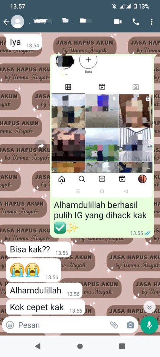 ApriliaStor's tweet photo. OPEN JASA ALL SOSMED

�� JASA HAPUS AKUN 
📩 JASA PULIHKAN &amp; BALIKIN AKUN LUPA PASWORD/KE HACK
📩 JASA LACAK LOKASI
📩 JASA SADAP WA
📩 JASA HACK / PEMULIHAN AKUN (EMAIL,IG,WA,TWITER / X, FB,TIKTOK,LINE)

FAST PROSES &amp; FULL TESTIMONI
CEK WAWA DIBlO YA📍 https://t.co/cakh9j6U0P
