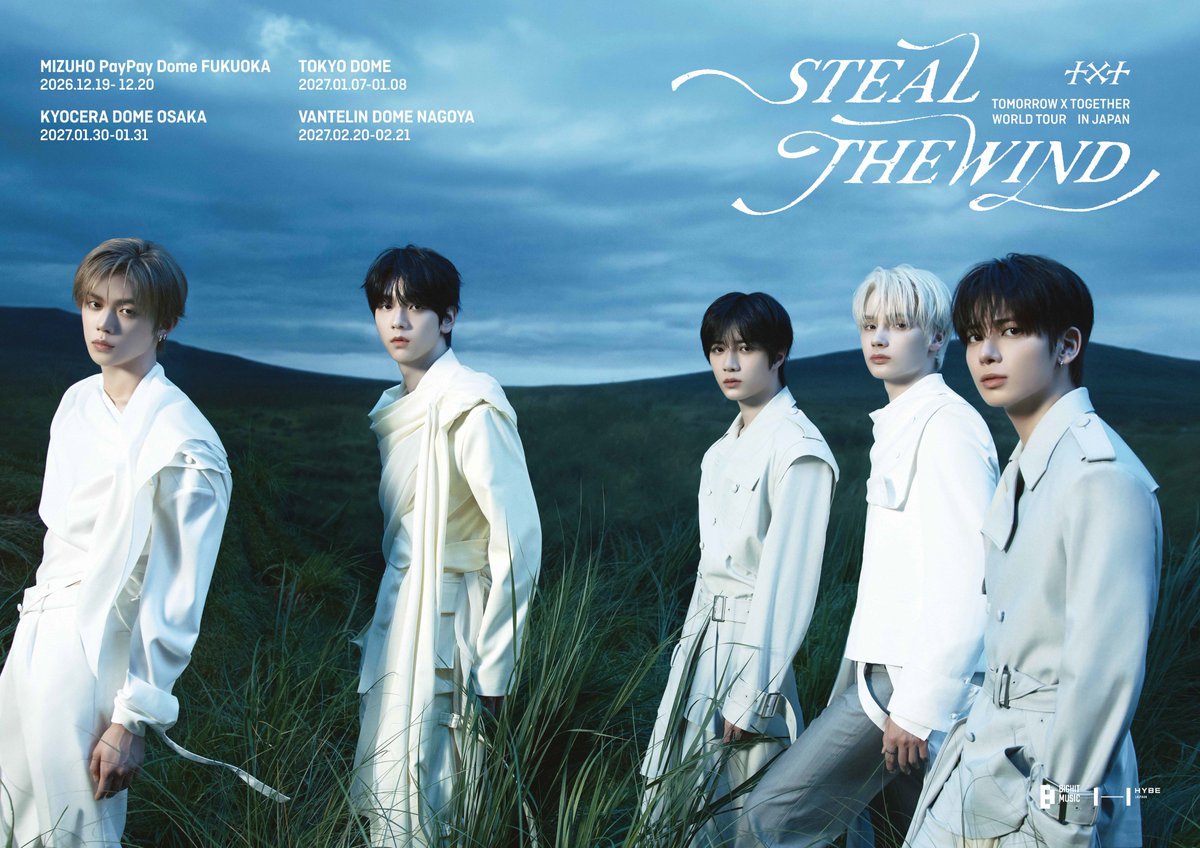 oricon's tweet photo. TOMORROW X TOGETHER
3度目の日本ドームツアー決定❗️
福岡、東京、大阪、愛知で全8公演
https://t.co/kNg8aIGaDa
⠀
12/19(土)20(日)  みずほPayPayドーム福岡
1/7(木)8(金)  東京ドーム
1/30(土)31(日) 京セラドーム大阪
2/20(土)21(日) バンテリンドーム ナゴヤ
⠀
#TOMORROW_X_TOGETHER ▷TXT https://t.co/XTkeSoGDjn
