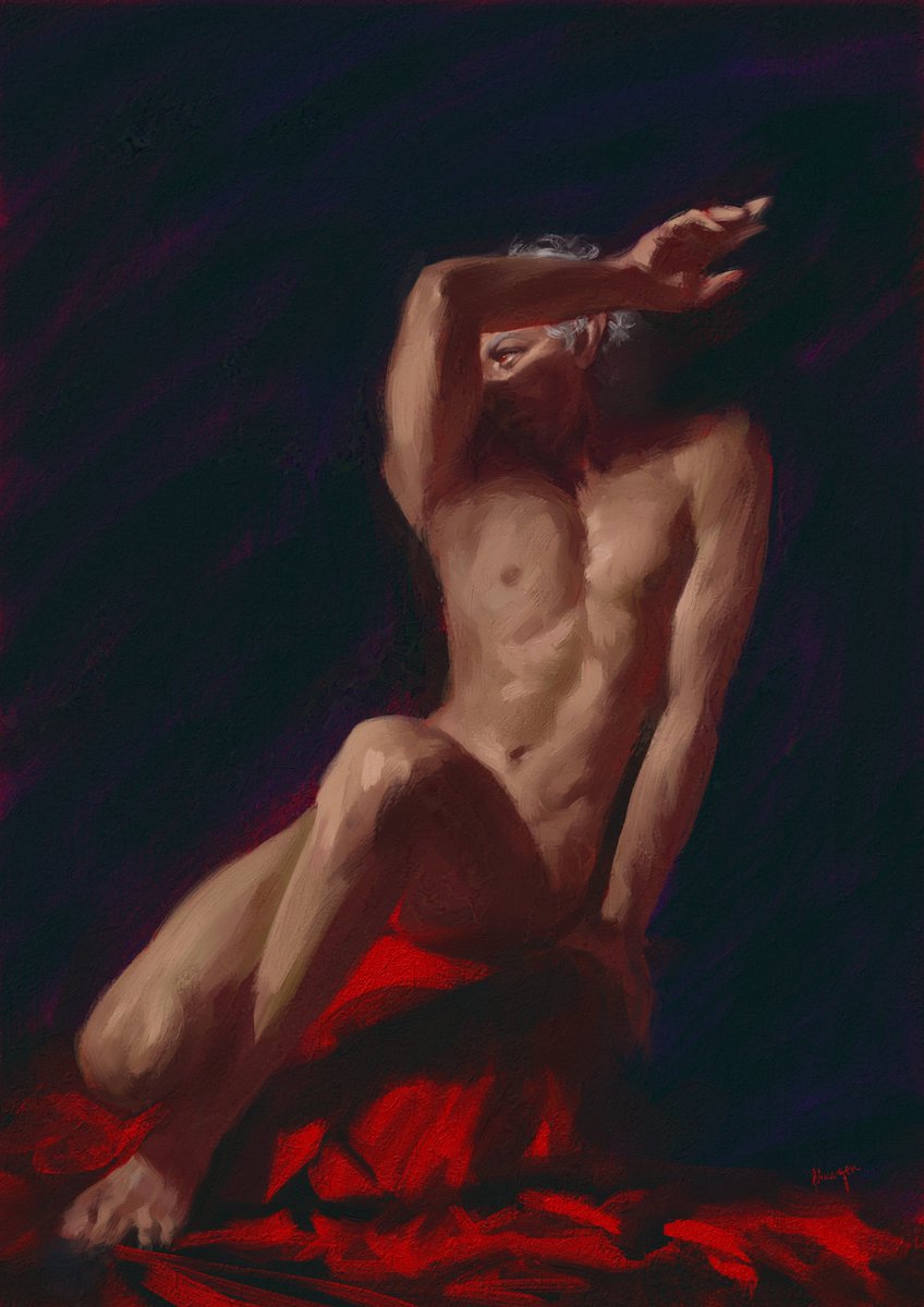 Miurgen's tweet photo. Distracting myself with a good old Astarion study 😅❤️

#Art #BG3 #Astarion https://t.co/OTJ8P9IMeL