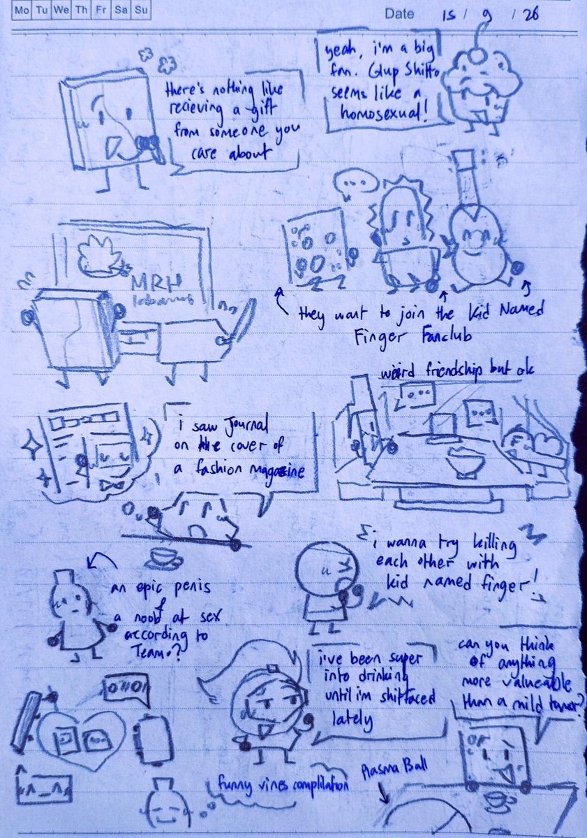 utopianparodies's tweet photo. [ #dummydrawings ]
// sex joke

decided to draw some of the stuff that happens there

i'm calling these series of doodles Objectomodachi Life ( + some screenshot proof in the replies) https://t.co/tuJE3R9o5N