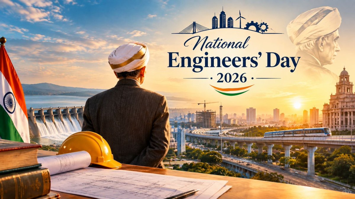 rahulkadem's tweet photo. Happy Engineers’ Day! 🇮🇳

The minds that turn ideas into innovation, challenges into solutions, and possibilities into reality. Engineering is not just about building things—it’s about building a better future.

Salute to every engineer! ⚙️ https://t.co/Ani9PPhBdn