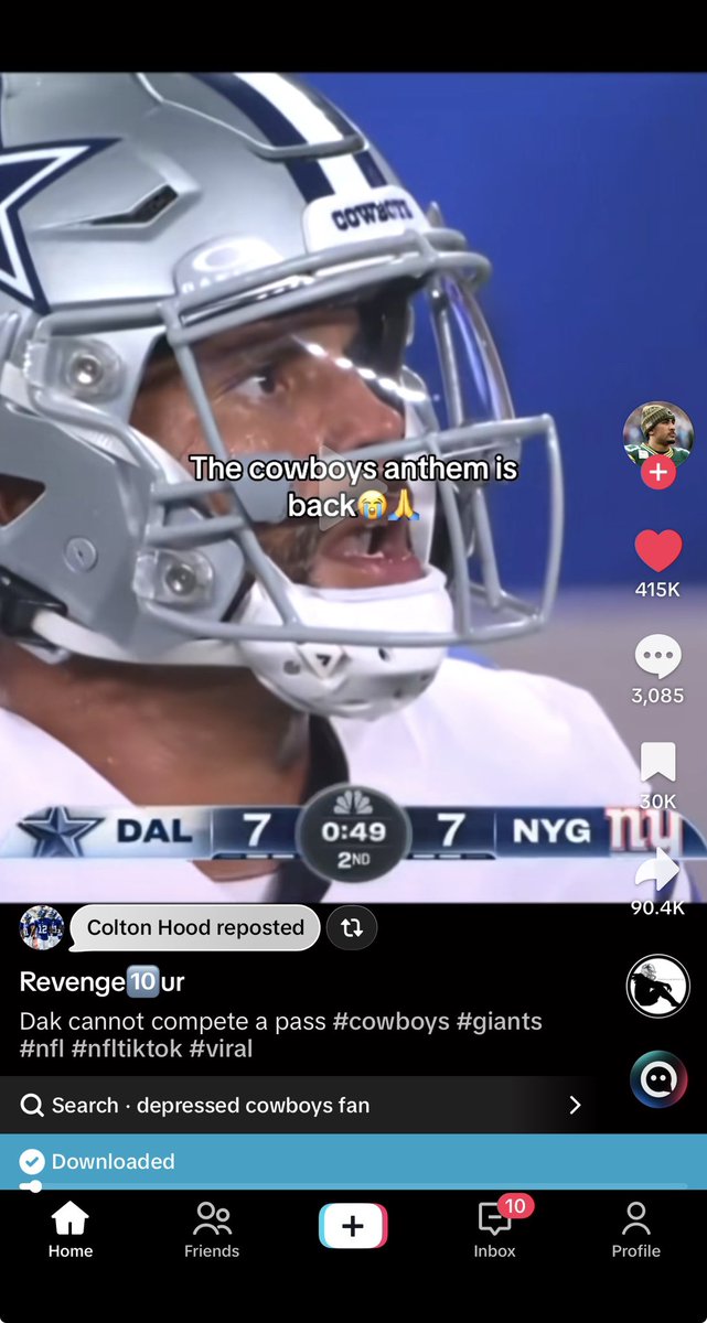 ItsGiantsSzn's tweet photo. NO WAY COLTON HOOD REPOSTED THIS ON TIK TOK OMFG

I LOVE THIS TEAM SO MUCH https://t.co/QViBhcMudt