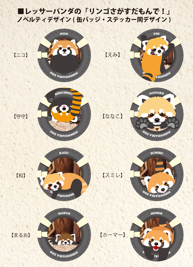 nhdzoo_szga's tweet photo. 【イベント】
『レッサーパンダのリンゴさがすだもんで！』開催
■期間
　令和8年9月19日(土)～10月18日(日)
■価格
　1回300円
■内容
　缶バッジ1個＋解答用紙1枚
■特典
　ステッカー1枚
■詳細はコチラ↓
　https://t.co/cl0UdxvAI5

#日本平動物園
#レッサーパンダ
#国際レッサーパンダデー https://t.co/aBpquTrUqQ