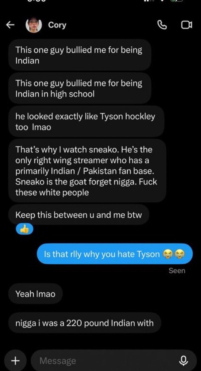 rockshocka_'s tweet photo. @coryunbroken is a scared, fat, little jeet that can't stand Whites. https://t.co/le8pQPDHpr
