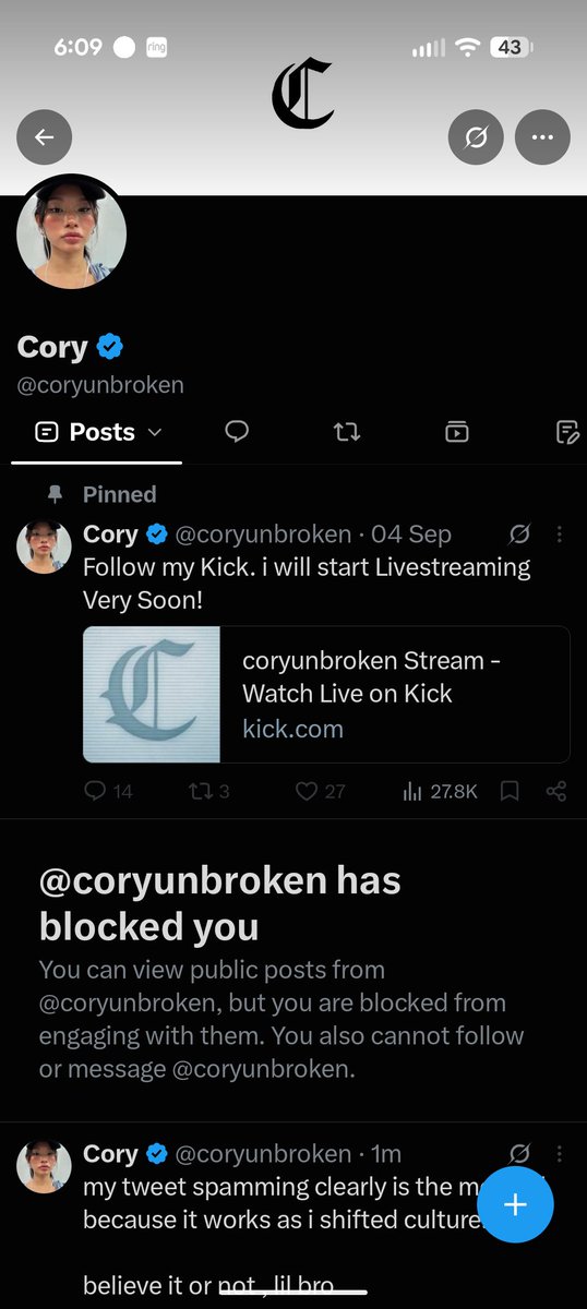 rockshocka_'s tweet photo. @coryunbroken is a scared, fat, little jeet that can't stand Whites. https://t.co/le8pQPDHpr
