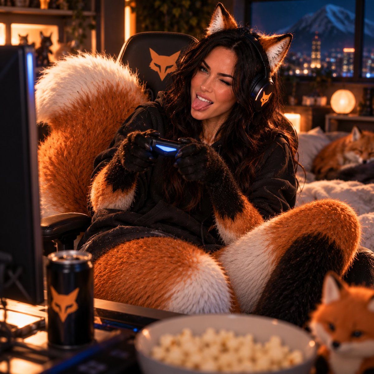 MeganFoxpf's tweet photo. Gaming &amp; Chillin https://t.co/7rUUh6rC4S