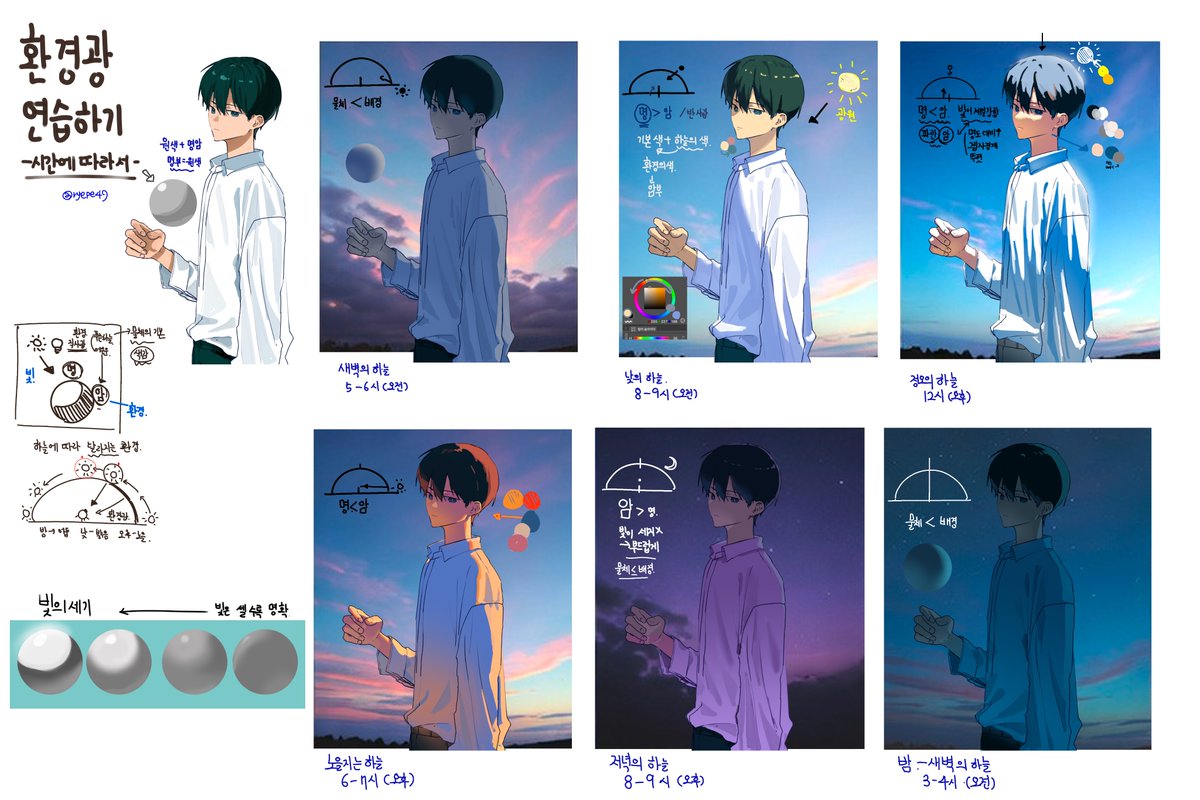 ryepe49's tweet photo. 다음달 10월 23일에 콜로소 색감및 라이팅 강의를 오픈 합니다. 
사정이 있어서 긴 작업이 되었지만 무사히 오픈예정이며 
https://t.co/OzRbLfM40L

색감과 라이팅을 집중적으로 다루는 강의입니다. 
감각적인 색감이 정말 중요하지만 이론적으로 물리적으로 어떻게 색감을 다루는지 어떤 환경에 어떤 광원을 넣어야하는지 중점적으로 다뤘으며 
이걸 그림에 어떻게 옮기지? 하시는 분들한테 조금이나마 도움이 되고자 강의를 제작했어요. 
사실 그림을 그리는 법보다는 공부를 하고 훈련을 하는 강의라고 생각해주시면 편할 거 같습니다. 

책과 같이 작법하고 제 스스로를 시범삼아서 공부한 내용이라서 잘 도움이 될지는 미지수이고 그렇습니다.. 
그래도 색약인 저도 했으니까 다들 하실 수 있지 않을지 싶어요. 

추가로 책 작법서는 연말즈음에 출간 예정입니다.