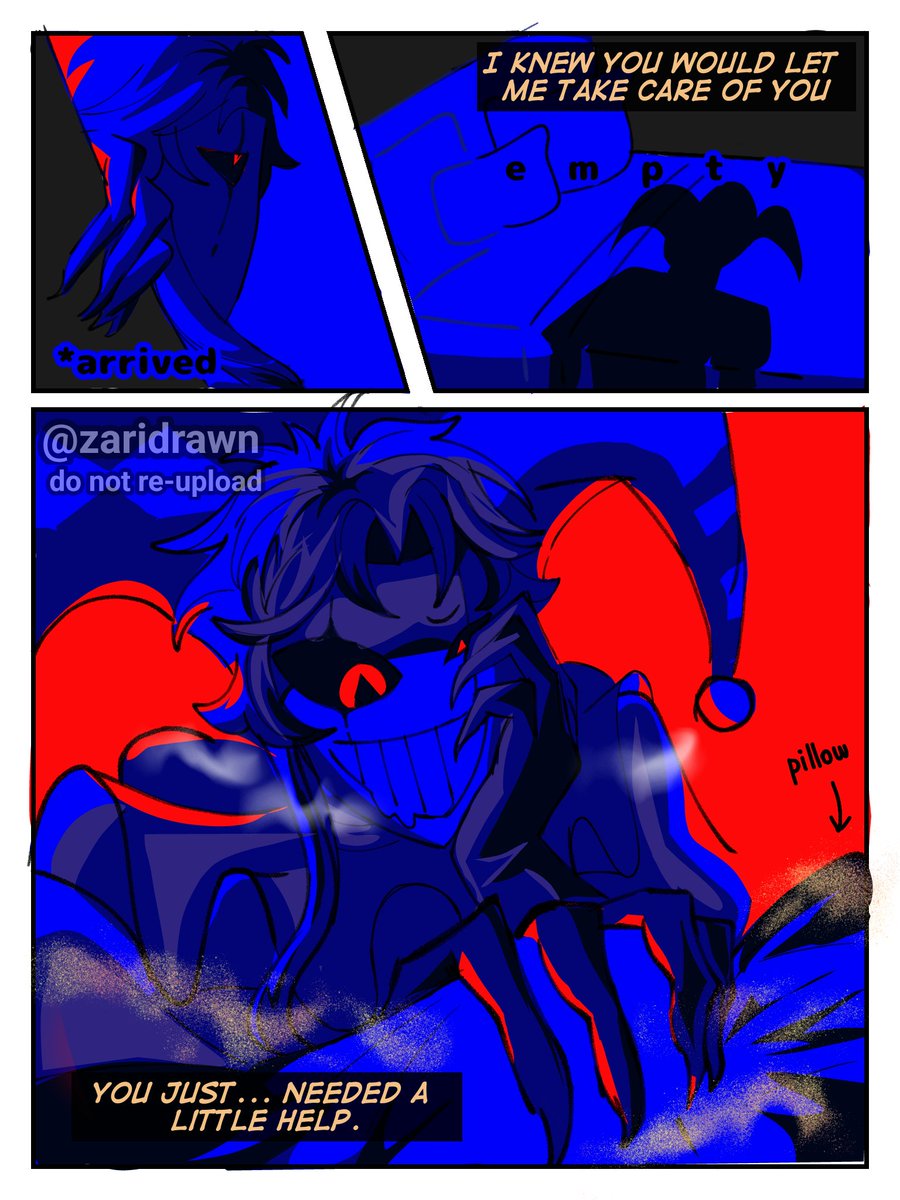 zaridrawn's tweet photo. ⚠️Tw: dub-con, yandere behavior
Missed drawing Pierrot being obsessive 4/6 #thefreakcircus #pierrot https://t.co/HHzIt2lf2k