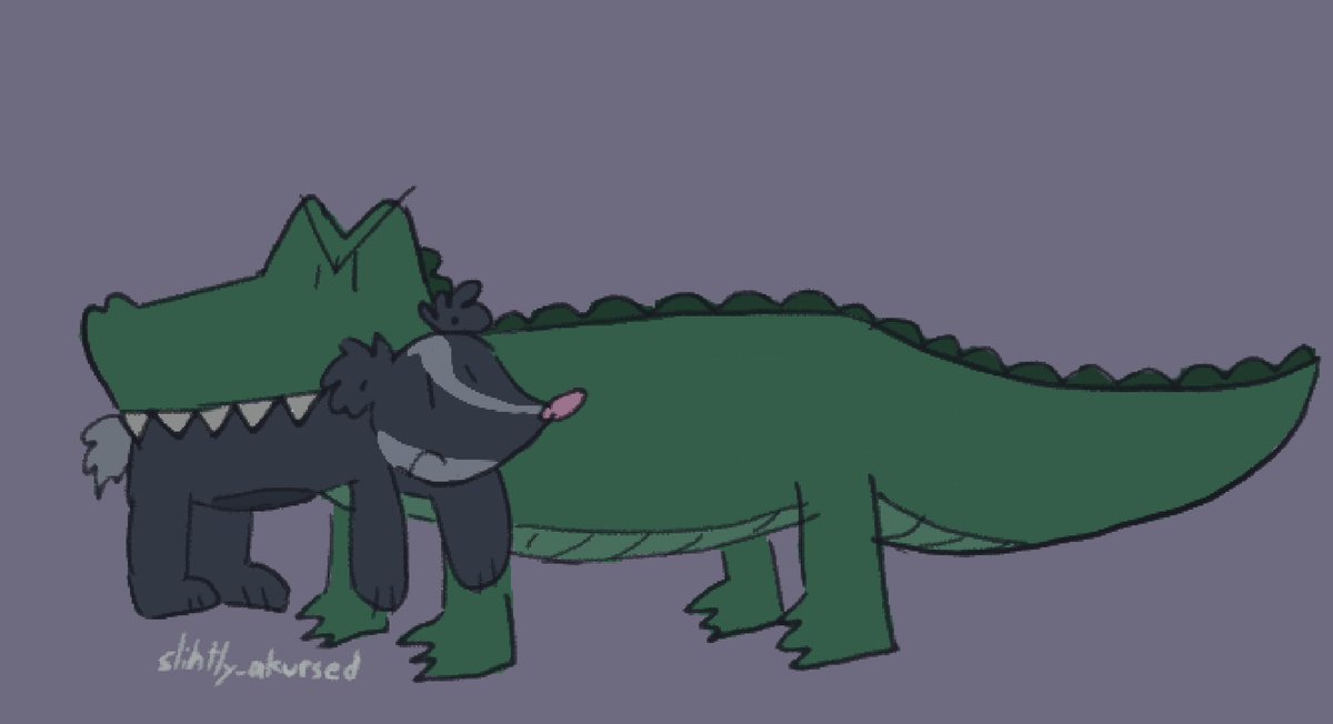 slihtly_akursed's tweet photo. Alligator eats annoying badger
#investigatorstwt https://t.co/X21CLUDG8m
