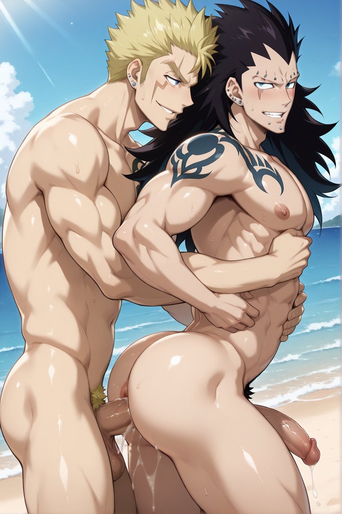 DeltaAiNSFW's tweet photo. What are your thoughts? Is Laxus X Gajeel a good ship? ๐๐๐
#gayart #blart #gay #bl #yaoi #r18 https://t.co/Vb0Hfh5SaM