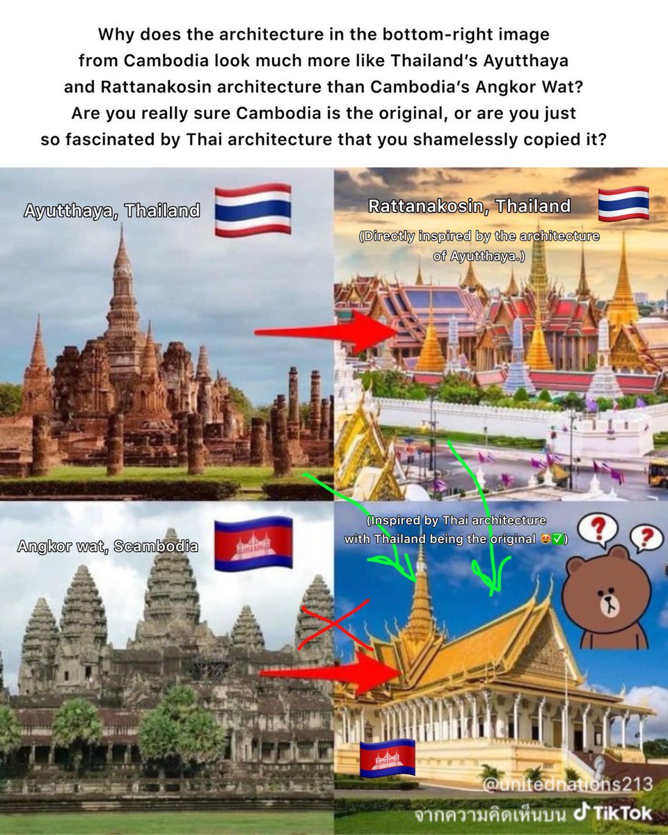 ordinaryuwu's tweet photo. @Sbaikhmer Scambodia copy thai https://t.co/ozBBWkzFlP