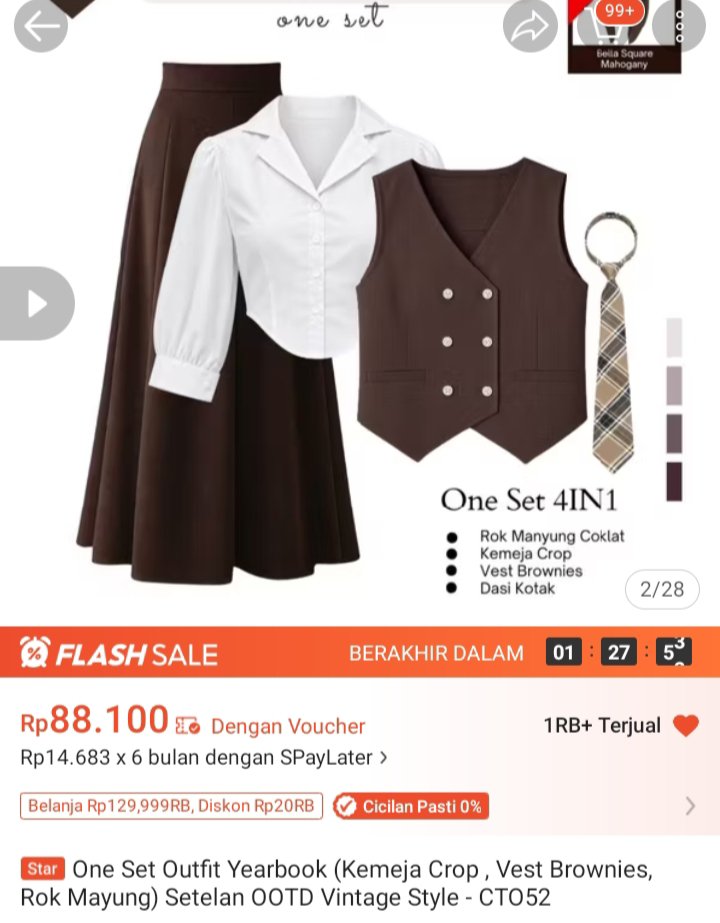 putrioka10_'s tweet photo. KAGET ADA HIDDEN GEM ONE SET UNDER 100K😭🫵🏻

yang tiap hari bingung “besok pake apa?” sini merapat‼️nemu toko one set yang modelnya cakep, tinggal pake udah auto keliatan niat buat ngantor, kuliah, sampe hangout https://t.co/dJT1OX95ul