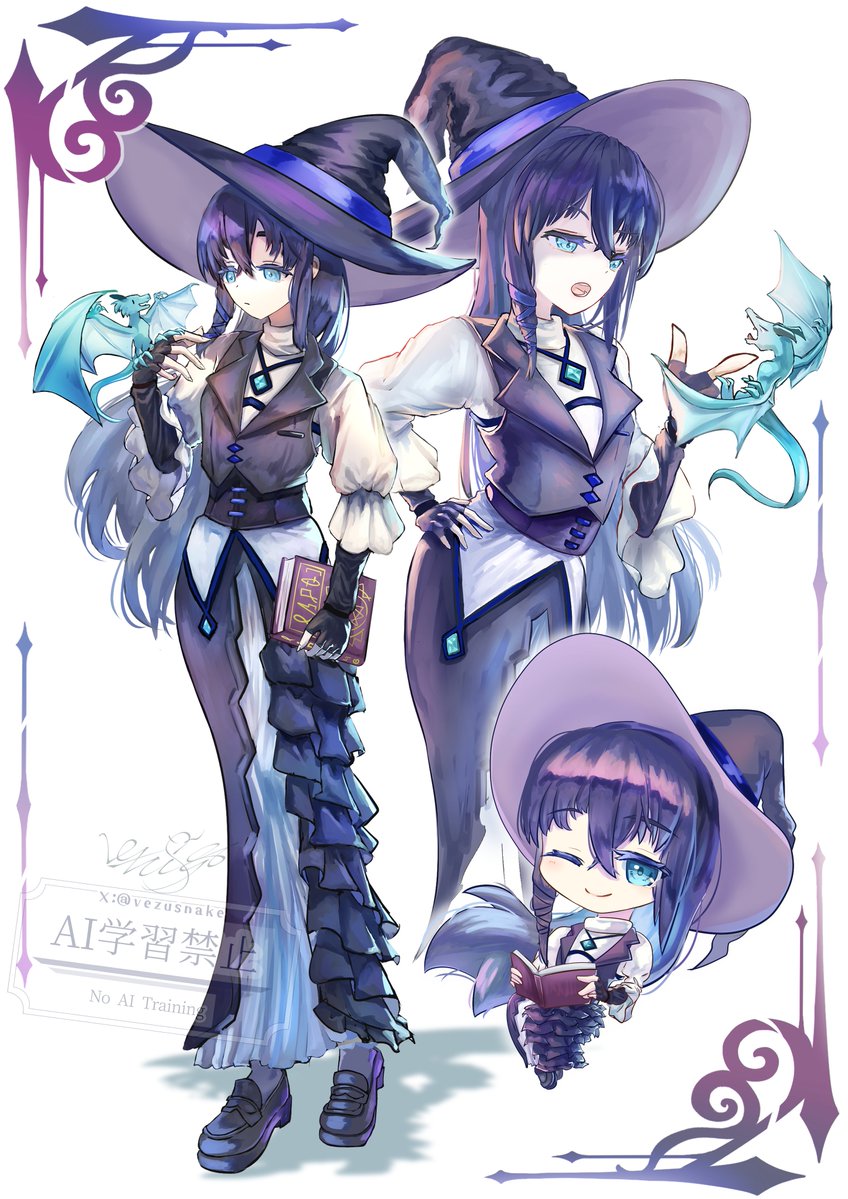 vezusnake's tweet photo. うちの魔女シリーズ
飛竜の魔女さん
まだ学生さんです
#oc https://t.co/Ygf5ARfu5i