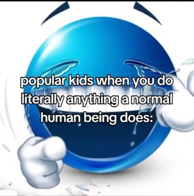 scrimblobingus's tweet photo. popular girls made fun of me for busting a nut to my teacher's booty in class https://t.co/GewuYKQzUU
