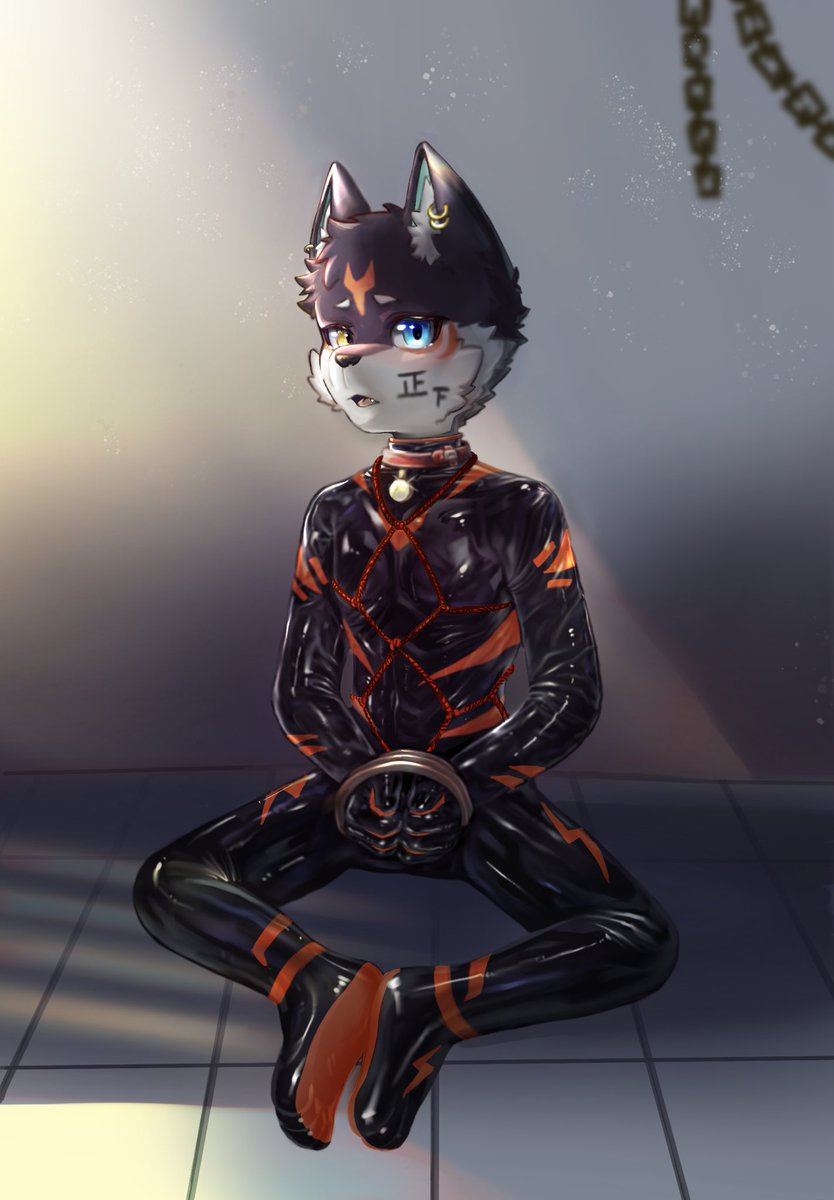 Ray_Tooth's tweet photo. 欢迎使用（？）
🎨@catshark888 
（左图是猫鲨画的原图，右边是让ai��了个光影，感觉还挺好看的就一起发上来了~） https://t.co/wrDsbNXYGZ