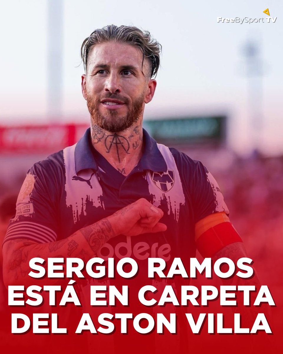 FreebysportTV's tweet photo. 🇪🇸🔁 ¡Sergio Ramos en carpeta del Aston Villa!

El defensor español está en carpeta del Aston Villa para este mercado de pases.

Recordemos que no está retirado pero se encuentra sin club desde hace meses https://t.co/vGBX6rmQu8