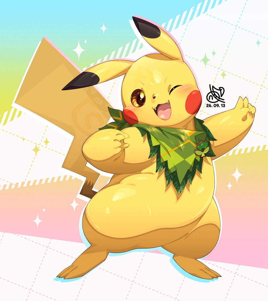 doro_nyong_art's tweet photo. [🎨 그림 / Artwork / イラスト]

けやき探検隊の隊長、「レオ」。🌳⚡✨
#ポケモン #ピカチュウ
⠀ https://t.co/vESi0XGSHx