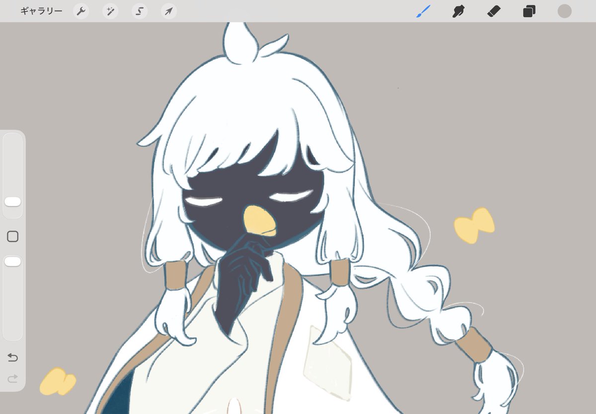 Hachi___sky888's tweet photo. リハビリとしてうちの子 wip
この垢、戻ってくる前に最後に描いてたのがなんと2024年
約2年ぶりにskyイラストを描いております
果たしてあの頃の絵柄が戻るか……否か…
元使ってた線画も少し設定をいじってしまったのもある https://t.co/bJFcS0L3Gy