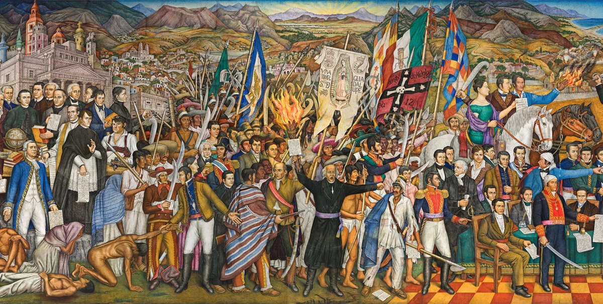 RadioUNAM's tweet photo. 🇲🇽✨ ¿Cómo comenzó el movimiento que transformó la historia de México?
Escucha este episodio de #TemasDeNuestraHistoria sobre el #GritoDeIndependencia, sus ideas, voces y contexto. 🎙️📚
#HazClic en https://t.co/CgwWy1YBLZ
🖼️ Retablo de la Independencia, Juan O'Gorman https://t.co/na9Cl1ELKG