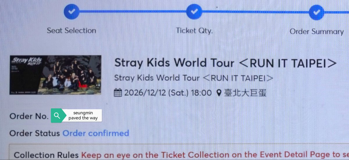 rukimitries's tweet photo. THAT FELT LIKE THE LONGEST 1.5 HOURS OF MY LIFE! But yes I'll be seeing you this December, Stray Kids! 🥹😭 Third SKZ concert here we go~!
(huhu first time ko makipag-ticketing war mag-isa kaya nanginginig na nasusuka na naiiyak pa rin ako hanggang ngayon!)
#RunItTaipei https://t.co/amTIcpQs23
