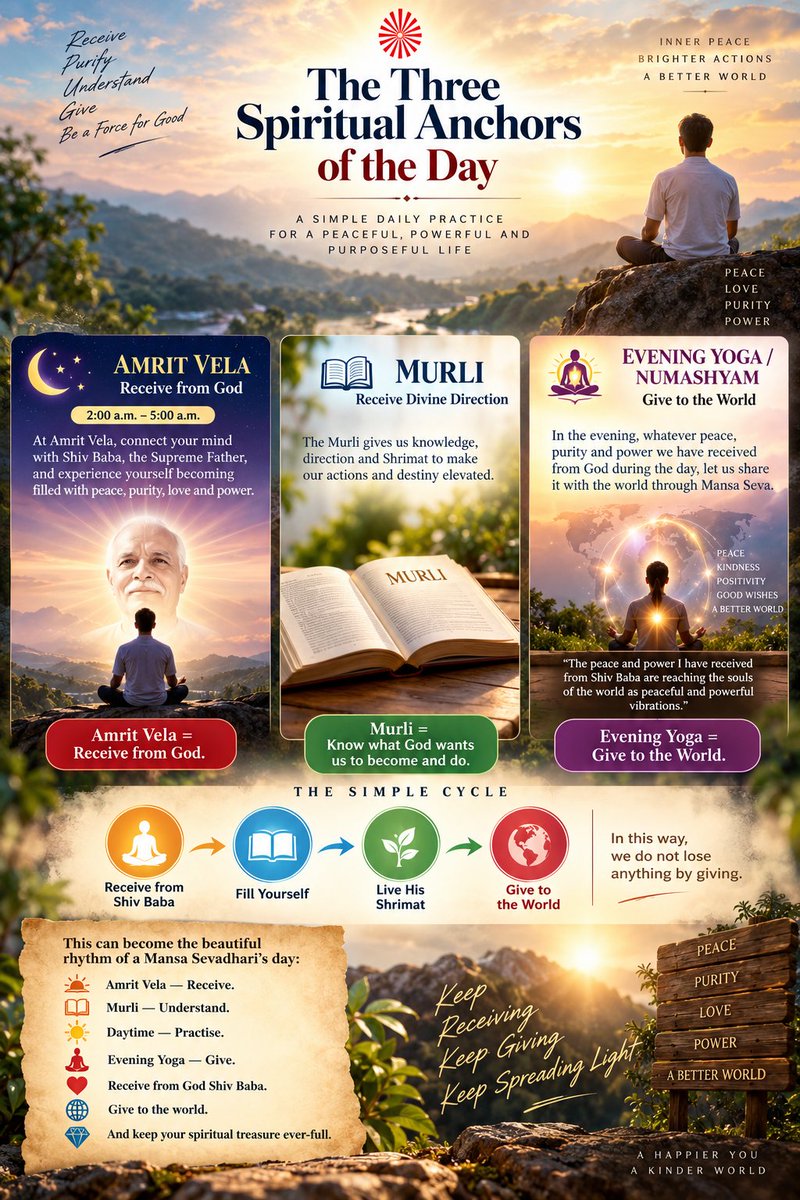 gowtmrdy's tweet photo. #Brahmakumaris
#omshanthi https://t.co/CWlrJBbJKR