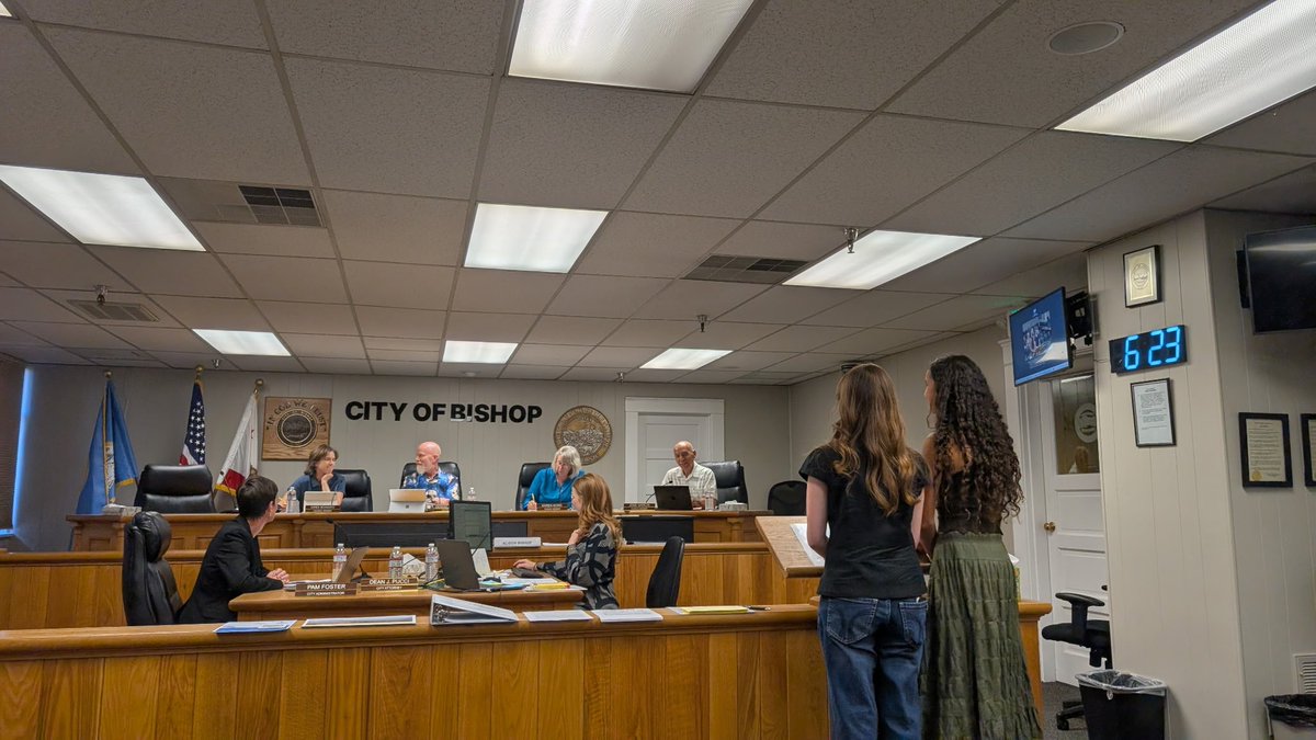 sierrawave's tweet photo. BISHOP CA -

The Bishop City Council voted Monday night to approve $40,000 for the California High School Rodeo Association to support the 2027 High School State finals in Bishop. The vote was 4-0 with Mayor Muchovje being absent.

National Director Joel Church of CHSRA spoke with the council, telling them how much the association loves coming to Bishop. These funds will help them continue coming to our beautiful town.