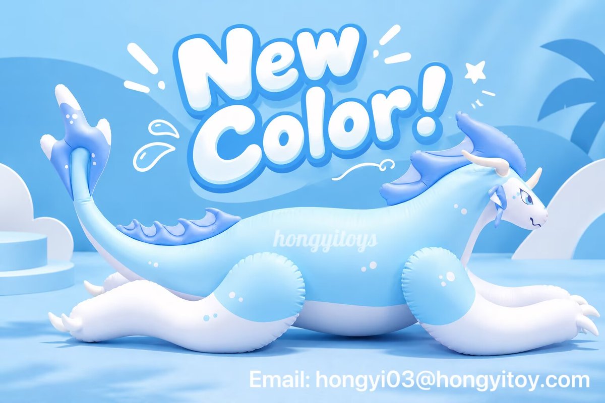 Xihan153505's tweet photo. Something new just landed… 💙🐉
Our inflatable dragon just got a fresh new color!
DM us to know more deails: https://t.co/xWgSNLo1pY

#InflatableDragon #CustomInflatables #InflatableToy #CustomDesign https://t.co/ZP81FCV9iP