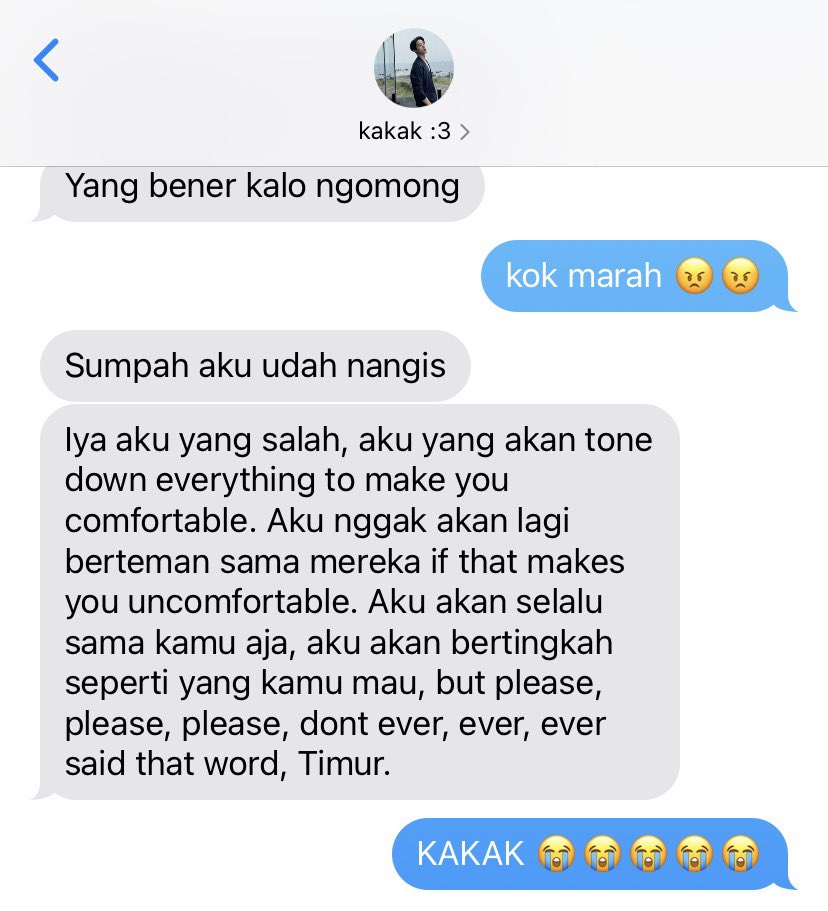 deanmothism's tweet photo. #williamest one tweet local au ☆
w as timur—e as erlang #timlang
maksudnya timtim tuh, udah, jangan ajakin dia bermain dengan banyak orang 😟☝🏻 https://t.co/DK7k541CzK