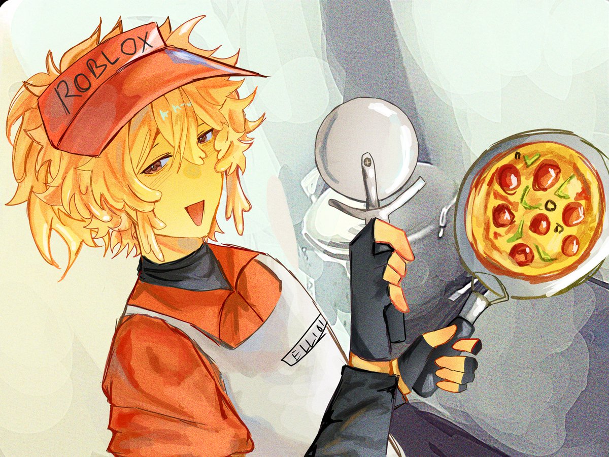 sh31iry_'s tweet photo. how it feels to cook a yummy pizza as a robloxian IMcrine #elliot #roblox #fanart https://t.co/VJtLDoCdCM
