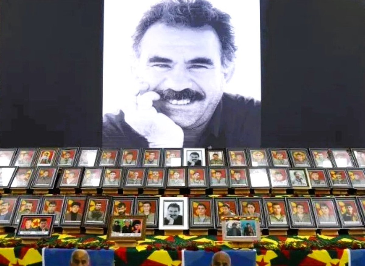 Vigil4Ocalan's tweet photo. “As a requirement of being worthy of those martyred on this path, we must transform the ground of war into an honorable peace as soon as possible. We bow in respect before their memories and reaffirm our determination to keep their struggle and ideals alive.”
― Abdullah Öcalan 🕊️