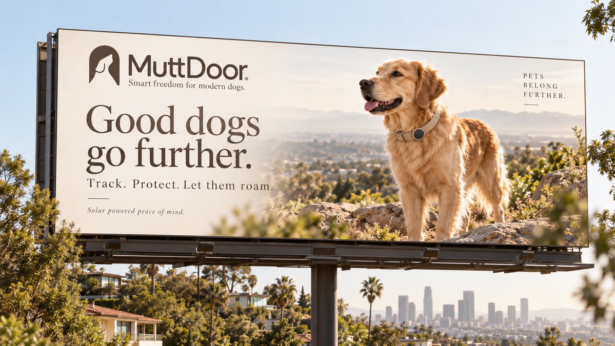 narimediaio's tweet photo. What if your dog collar could do more than track location?

MuttDoor is a concept for a solar-powered smart collar that connects to an automatic pet door, opening only when your dog approaches.

Track them. Let them roam. Give them a little more freedom.

Good dogs go further. https://t.co/9iHPR6ogp8