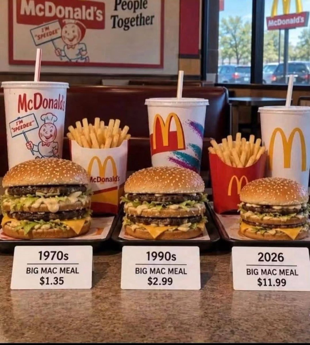 jtaric82's tweet photo. How things have changed. Everything gets smaller and more expensive. https://t.co/48vqhuHynT