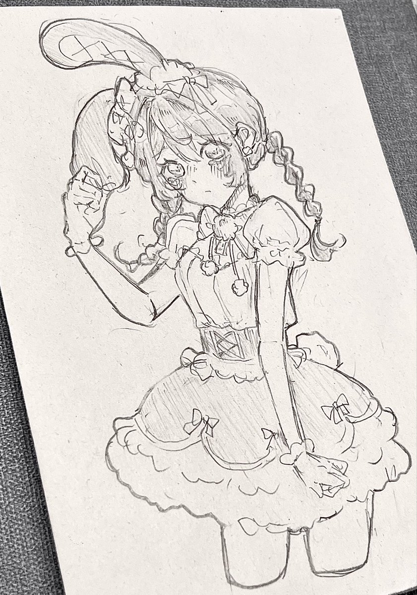 aura_0515's tweet photo. 照ればにーちゃん🐰 https://t.co/ZRu0TGEdJE