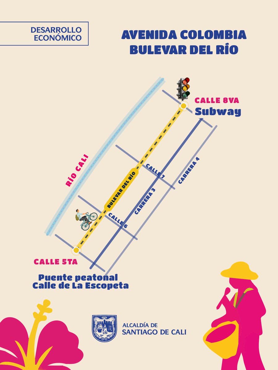 DEconomicoCali's tweet photo. El parche más caleño de todos llega al Bulevar del Río🤩

📍 Bulevar del Río – Calle 8 a Calle 5
📅 Jueves 17 a sábado 19 de septiembre · 11 a.m. – 8 p.m.
🎶 Emprendimientos + gastronomía + música + artistas + entretenimiento

#CaliSomosTodos https://t.co/d7tuVtWLIm