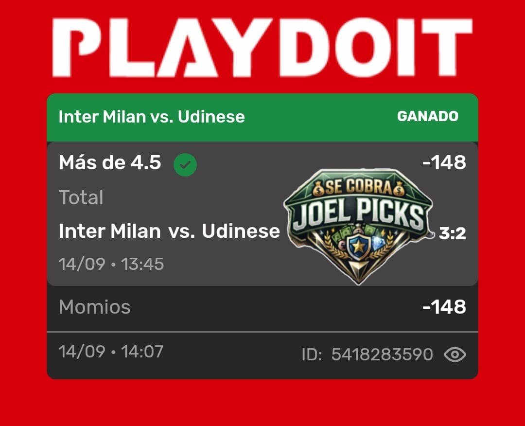 J0elHerrera's tweet photo. 💰#GrupoFreepicks™
Se cobra Live -148 ✅
Se cobra Parley -134✅ 
Se cobra Parley +280✅

💎#Premium™
Se cobra Live -148 ✅ 
Se cobra PARLEY -134✅ https://t.co/30HeBNNm19
