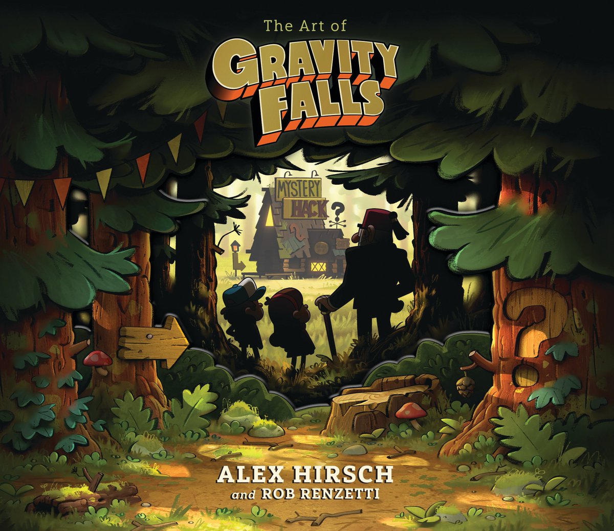 forever_gf618's tweet photo. The day is at last here! After a decade since it ended, 5 years since we first thought we never would get one &amp; years of fans demanding it &amp; never giving up, we have it!

The Art of Gravity Falls has OFFICIALLY released!

Time for one last adventure back to see how it all began! https://t.co/Ei8wA32RSs