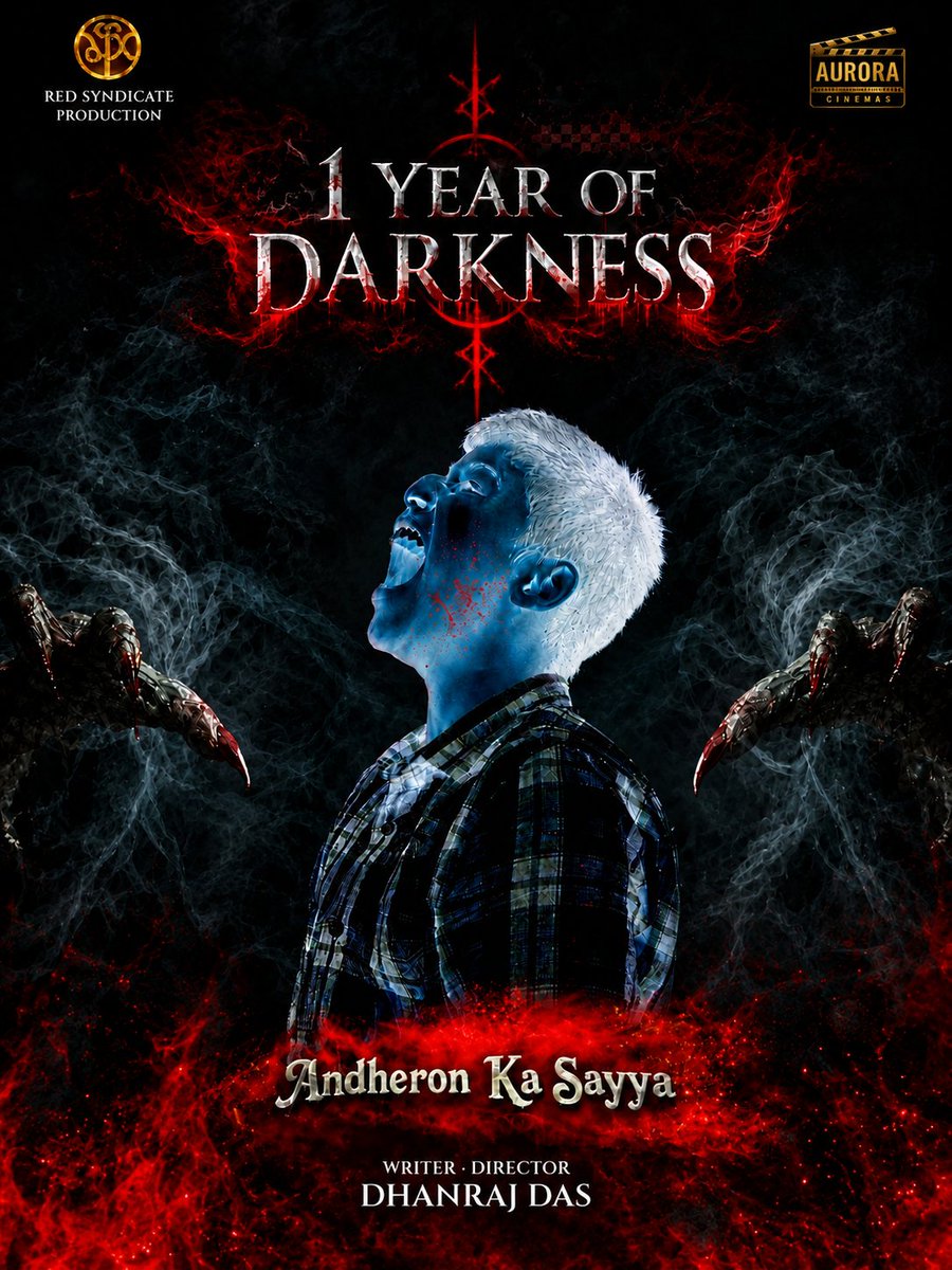 DhanrajDasFilms's tweet photo. ONE YEAR OF A MARVELOUS BLOCKBUSTER. 🩸🌑
One year ago, Andheron Ka Sayya arrived…
and became a BLOCKBUSTER. 🔥🎬
One year of darkness. #Blockbuster #OneYearCelebration #dhanrajdasfilms https://t.co/uNJOhsa1Xg