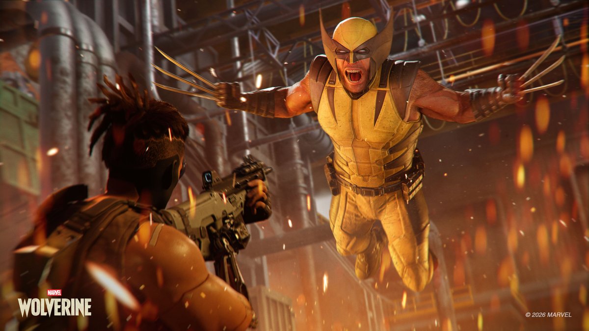 PlayStation_jp's tweet photo. 【本日発売】
『Marvel’s Wolverine』がPS5®に登場。

スーツのデザインや爪を駆使した戦闘システム、キャラクターを作り上げる過程など、本作のウルヴァリン体験を形作った制作の裏側を開発陣が語る。

詳しくはこちら⇒ https://t.co/FWZGCrCJQ4 https://t.co/RGFWMxvtQR